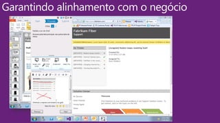 Garantindo alinhamento com o negócio
 