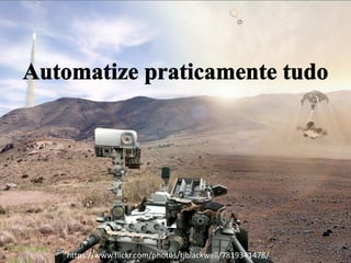 3ªEDIÇÃO
18
https://www.flickr.com/photos/tjblackwell/7819341478/
Palestrante:
Otávio
 