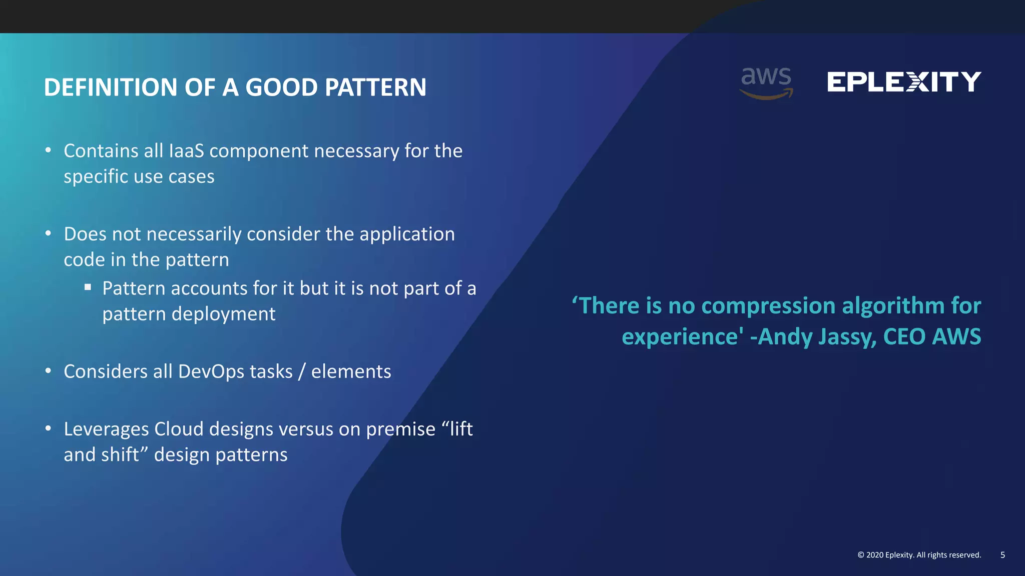 What are DevOps Application Patterns on AWS…and why do I need them? | PDF