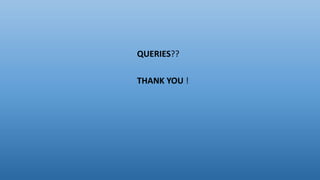 QUERIES??
THANK YOU !
 