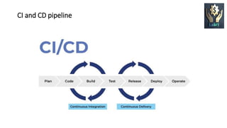 CI and CD pipeline
 