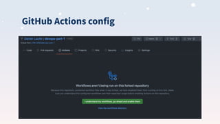 GitHub Actions config
 