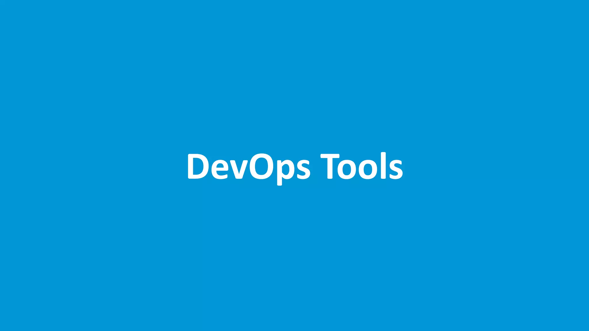 www.edureka.co/devops
DevOps Tools
 