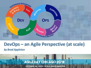 DevOps – an Agile Perspective (at scale)
by Brad Appleton
DEV OPS
 