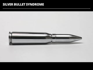 SILVER BULLET SYNDROME
 