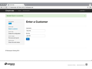 RACKSPACE® HOSTING   |   WWW.RACKSPACE.COM
                                             28
 