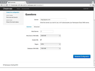 RACKSPACE® HOSTING   |   WWW.RACKSPACE.COM
                                             30
 