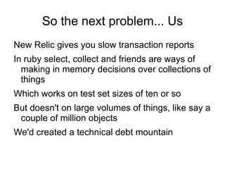 Not a lot of state on the VM 