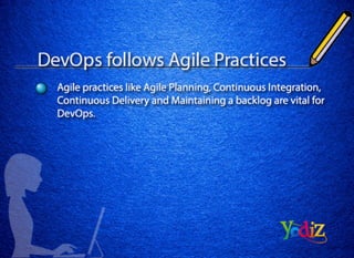 Devops Introduction for an Agile Team