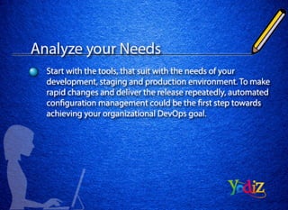 Devops Introduction for an Agile Team