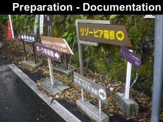 Preparation - Documentation 
 