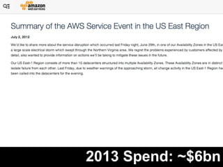 Server Density Architecture 
● ~100 servers - Ubuntu 12.04 
 
