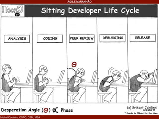 Michel Cordeiro, CSPO, CSM, MBA
AGILE MARANHÃO
 