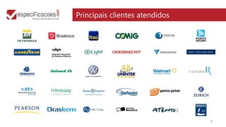 Principais clientes atendidos




                                4
 