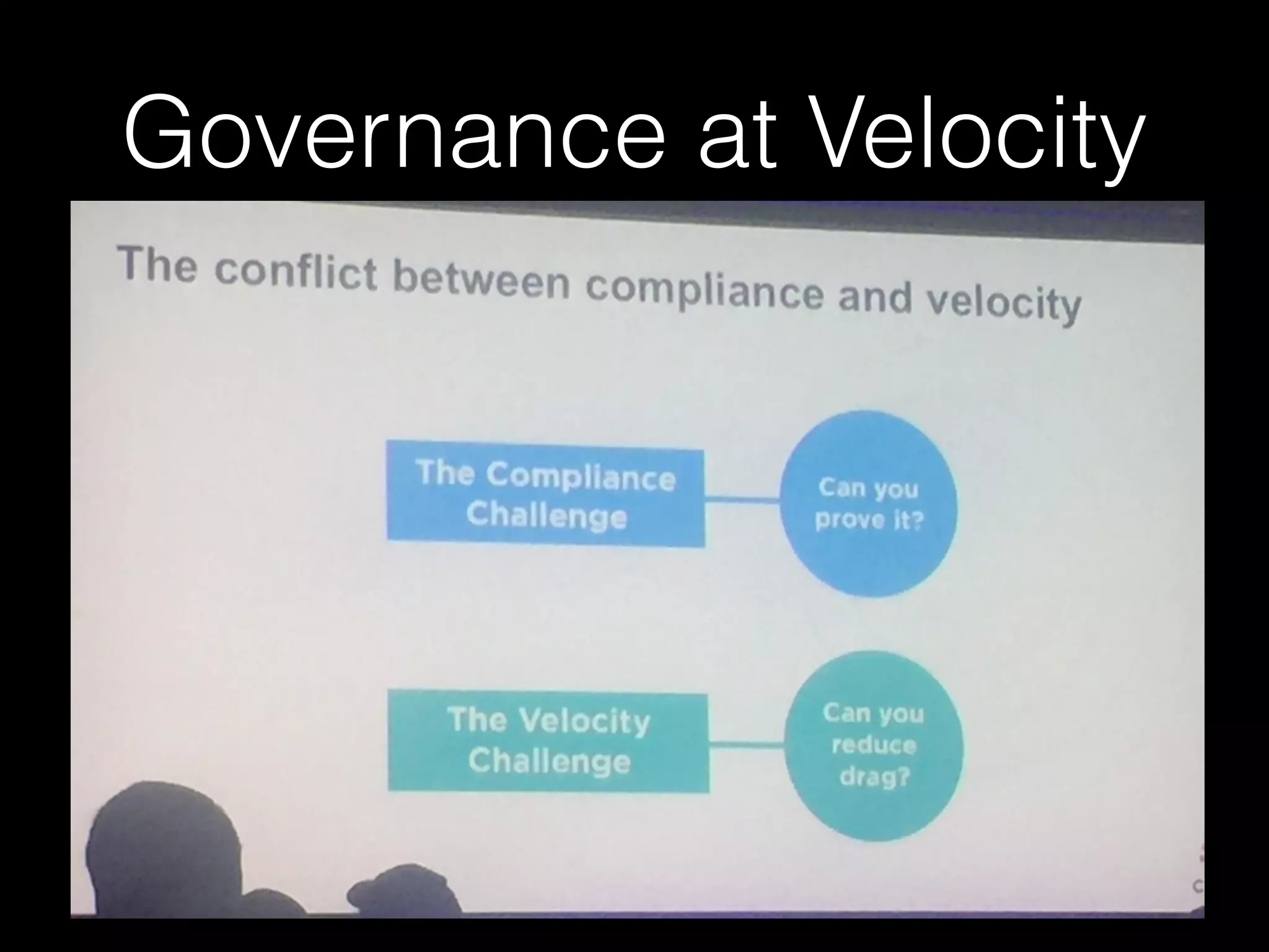 Governance at Velocity
 
