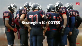 Strategien für COTSS
Carsten Hoffmann | @Morl99 @DBSystel @DevOps_DB 24
 
