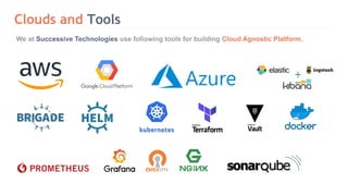 Clouds and Tools
We at Successive Technologies use following tools for building Cloud Agnostic Platform.
 