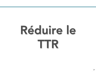 2121
Réduire le
TTR
 