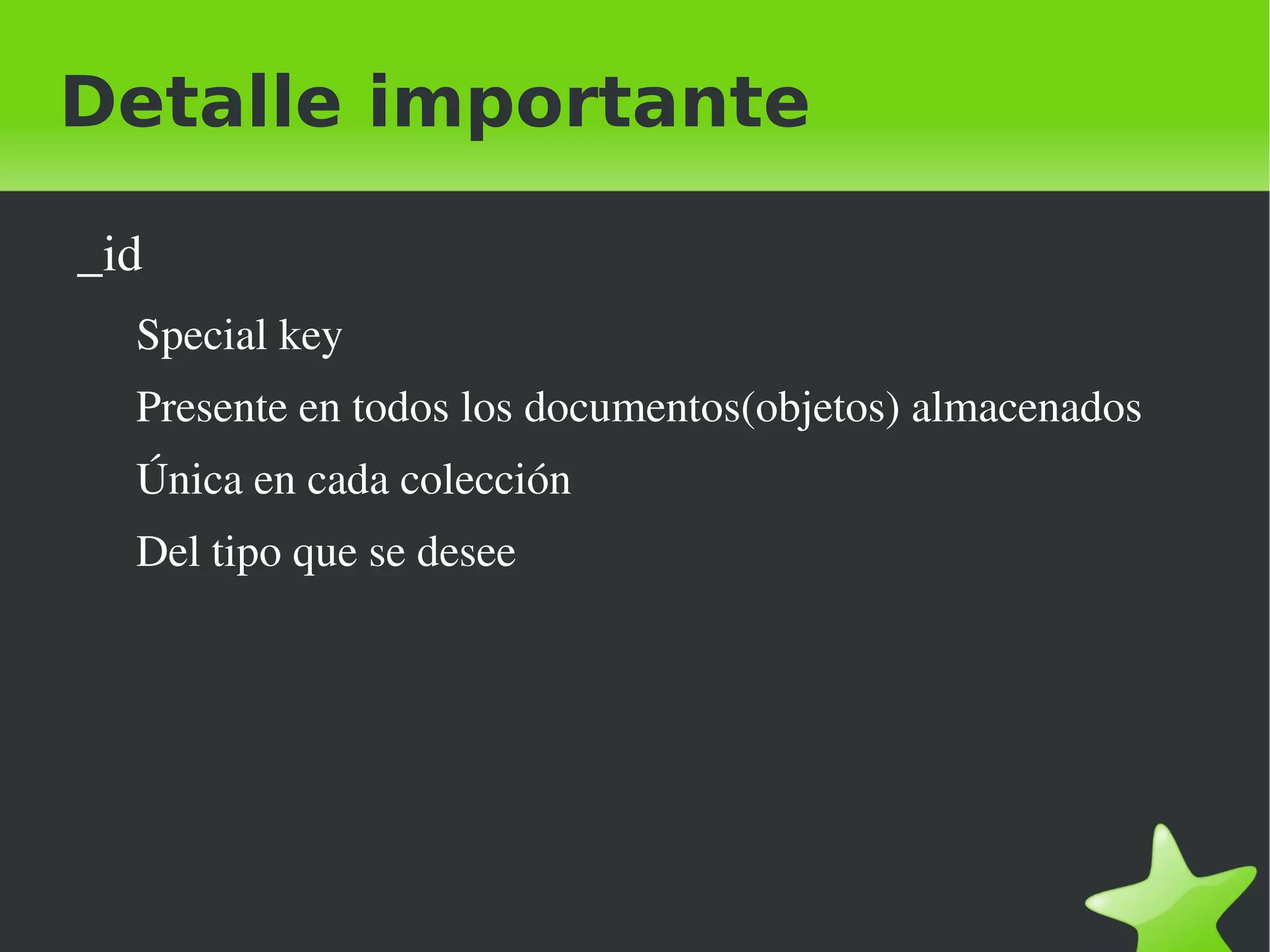 El lema es ”No sólo SQL” no ”sólo NoSQL” 