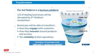 CSC Proprietary and Confidential 4
Transformation
 
