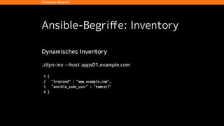 Praktische Beispiele
 