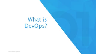 © 2016 VERACODE INC. 12© 2016 VERACODE INC.
What is
DevOps?
 