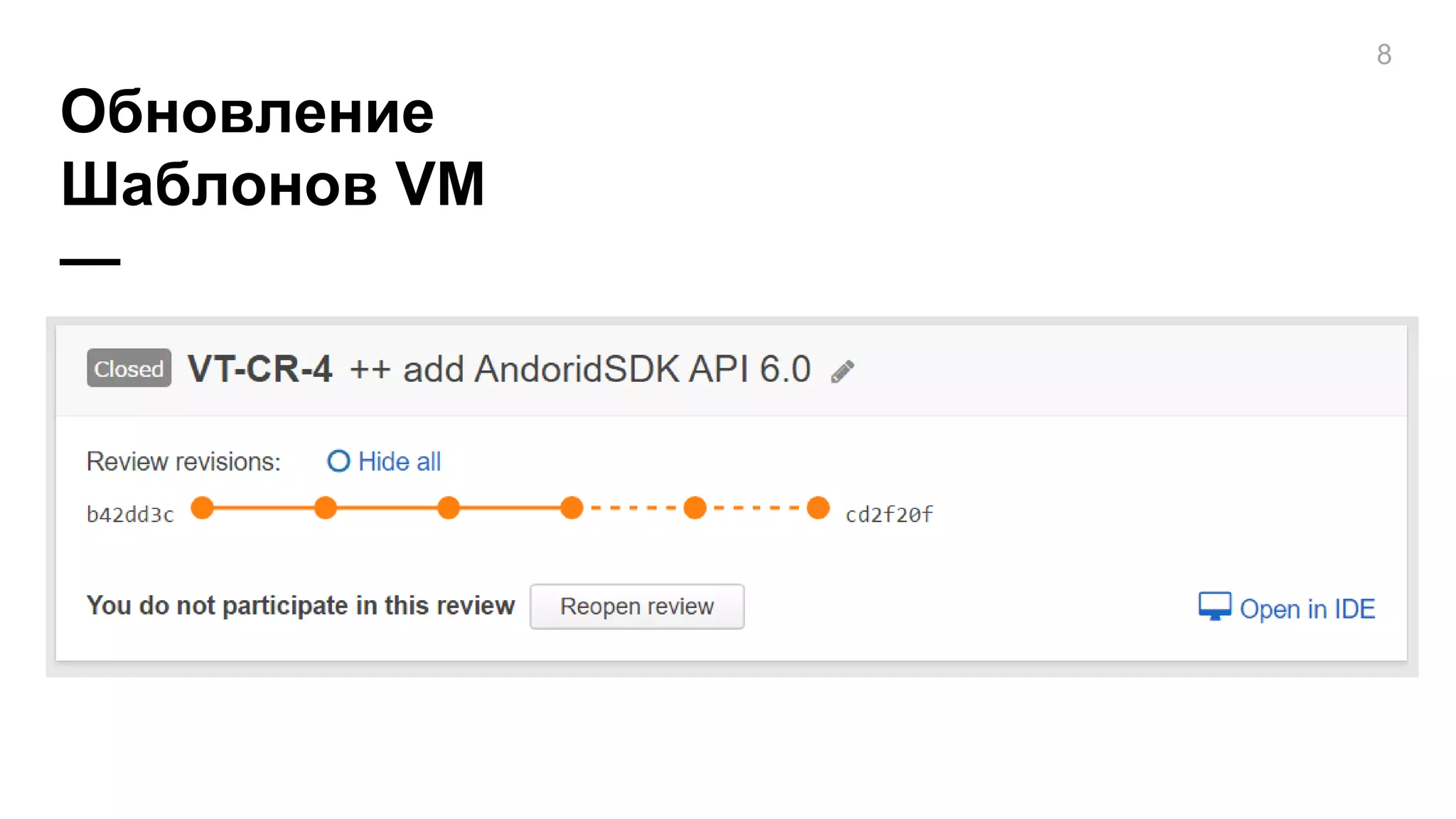 Обновление
Шаблонов VM
—
8
 