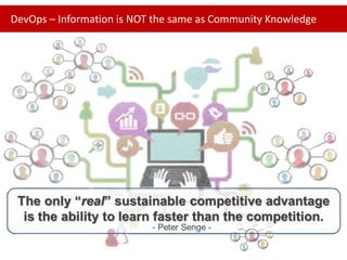 DevOps – Information is NOT the same as Community Knowledge

 