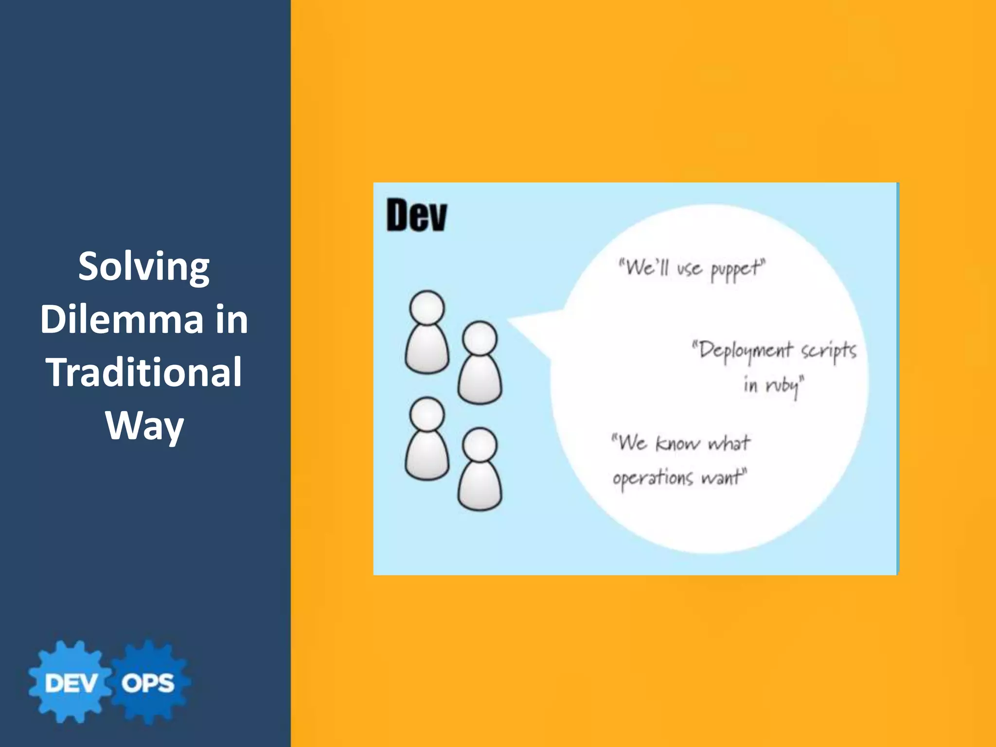 Solving
Dilemma in
Traditional
Way
 