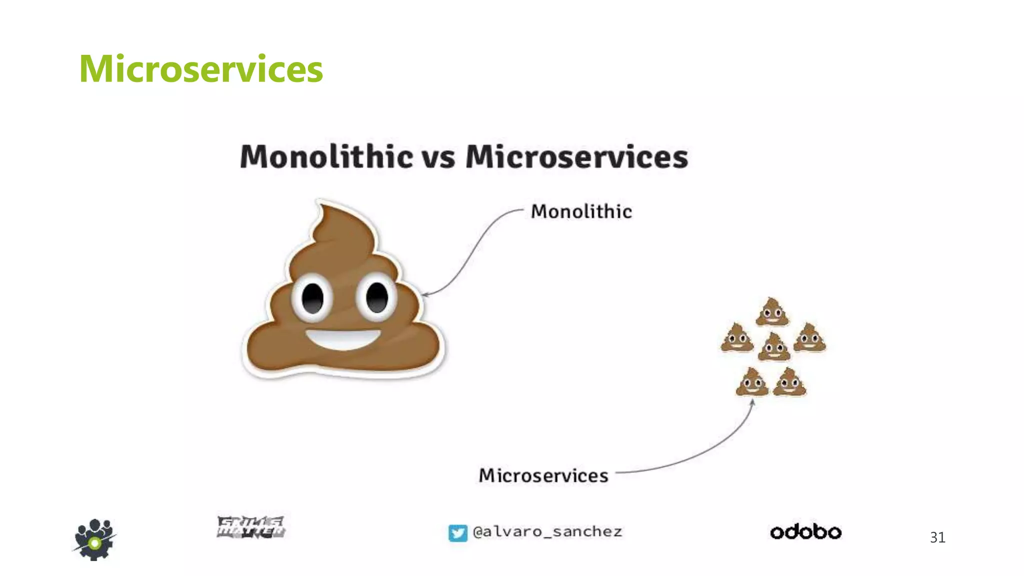 31
Microservices
 