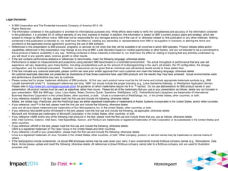 Legal Disclaimer
• © IBM Corporation and The Prudential Insurance Company of America 2014. All
Rights Reserved
• The information contained in this publication is provided for informational purposes only. While efforts were made to verify the completeness and accuracy of the information contained
in this publication, it is provided AS IS without warranty of any kind, express or implied. In addition, this information is based on IBM’s current product plans and strategy, which are
subject to change by IBM without notice. IBM shall not be responsible for any damages arising out of the use of, or otherwise related to, this publication or any other materials. Nothing
contained in this publication is intended to, nor shall have the effect of, creating any warranties or representations from IBM or its suppliers or licensors, or altering the terms and
conditions of the applicable license agreement governing the use of IBM software.
• References in this presentation to IBM products, programs, or services do not imply that they will be available in all countries in which IBM operates. Product release dates and/or
capabilities referenced in this presentation may change at any time at IBM’s sole discretion based on market opportunities or other factors, and are not intended to be a commitment to
future product or feature availability in any way. Nothing contained in these materials is intended to, nor shall have the effect of, stating or implying that any activities undertaken by
you will result in any specific sales, revenue growth or other results.
• If the text contains performance statistics or references to benchmarks, insert the following language; otherwise delete:
Performance is based on measurements and projections using standard IBM benchmarks in a controlled environment. The actual throughput or performance that any user will
experience will vary depending upon many factors, including considerations such as the amount of multiprogramming in the user's job stream, the I/O configuration, the storage
configuration, and the workload processed. Therefore, no assurance can be given that an individual user will achieve results similar to those stated here.
• If the text includes any customer examples, please confirm we have prior written approval from such customer and insert the following language; otherwise delete:
All customer examples described are presented as illustrations of how those customers have used IBM products and the results they may have achieved. Actual environmental costs
and performance characteristics may vary by customer.
• Please review text for proper trademark attribution of IBM products. At first use, each product name must be the full name and include appropriate trademark symbols (e.g., IBM
Lotus® Sametime® Unyte™). Subsequent references can drop “IBM” but should include the proper branding (e.g., Lotus Sametime Gateway, or WebSphere Application Server).
Please refer to http://www.ibm.com/legal/copytrade.shtml for guidance on which trademarks require the ® or ™ symbol. Do not use abbreviations for IBM product names in your
presentation. All product names must be used as adjectives rather than nouns. Please list all of the trademarks that you use in your presentation as follows; delete any not included in
your presentation. IBM, the IBM logo, Lotus, Lotus Notes, Notes, Domino, Quickr, Sametime, WebSphere, UC2, PartnerWorld and Lotusphere are trademarks of International
Business Machines Corporation in the United States, other countries, or both. Unyte is a trademark of WebDialogs, Inc., in the United States, other countries, or both.
• If you reference Adobe® in the text, please mark the first use and include the following; otherwise delete:
Adobe, the Adobe logo, PostScript, and the PostScript logo are either registered trademarks or trademarks of Adobe Systems Incorporated in the United States, and/or other countries.
• If you reference Java™ in the text, please mark the first use and include the following; otherwise delete:
Java and all Java-based trademarks are trademarks of Sun Microsystems, Inc. in the United States, other countries, or both.
• If you reference Microsoft® and/or Windows® in the text, please mark the first use and include the following, as applicable; otherwise delete:
Microsoft and Windows are trademarks of Microsoft Corporation in the United States, other countries, or both.
• If you reference Intel® and/or any of the following Intel products in the text, please mark the first use and include those that you use as follows; otherwise delete:
Intel, Intel Centrino, Celeron, Intel Xeon, Intel SpeedStep, Itanium, and Pentium are trademarks or registered trademarks of Intel Corporation or its subsidiaries in the United States and
other countries.
• If you reference UNIX® in the text, please mark the first use and include the following; otherwise delete:
UNIX is a registered trademark of The Open Group in the United States and other countries.
• If you reference Linux® in your presentation, please mark the first use and include the following; otherwise delete:
Linux is a registered trademark of Linus Torvalds in the United States, other countries, or both. Other company, product, or service names may be trademarks or service marks of
others.
• If the text/graphics include screenshots, no actual IBM employee names may be used (even your own), if your screenshots include fictitious company names (e.g., Renovations, Zeta
Bank, Acme) please update and insert the following; otherwise delete: All references to [insert fictitious company name] refer to a fictitious company and are used for illustration
purposes only.
 