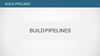 BUILD	PIPELINES
, BUILDPIPELINES
 