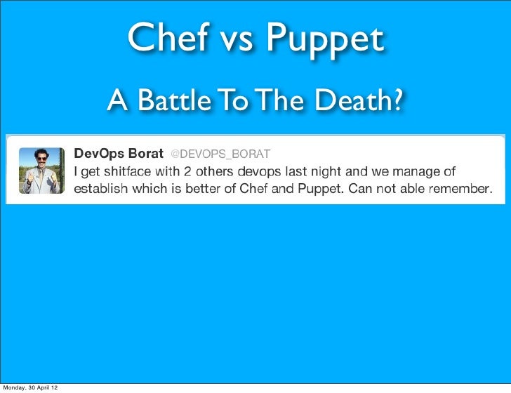 chef vs puppet a battle chef vs puppet