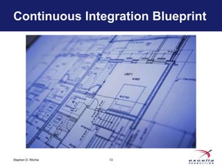Continuous Integration Blueprint 
Stephen D. Ritchie 
13 
 