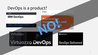 DevOps is a product?
8
 