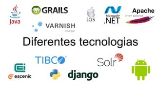 Diferentes tecnologias
 