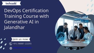 DevOps Certification Training Course with Generative AI in Jalandhar ...