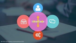 圖⽚來源: https://unsplash.com/photos/EPppwcVTZEo
Interface
 