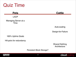 Pets vs. Cattle: The Elastic Cloud Story Slide 47