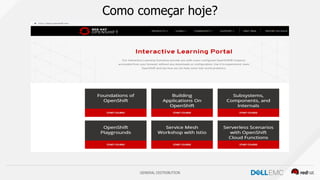 GENERAL DISTRIBUTION
Como começar hoje?
 