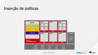 GENERAL DISTRIBUTION
Inserção de políticas
 
