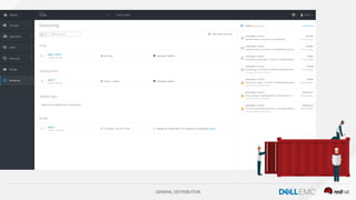 GENERAL DISTRIBUTION
A Solução
Adotar uma estratégia de
containers irá permitir que
as aplicações sejam
facilmente compartilhadas e
implantadas.
 