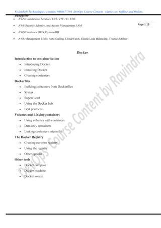 Devops course content | PDF