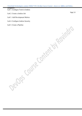 Devops course content | PDF