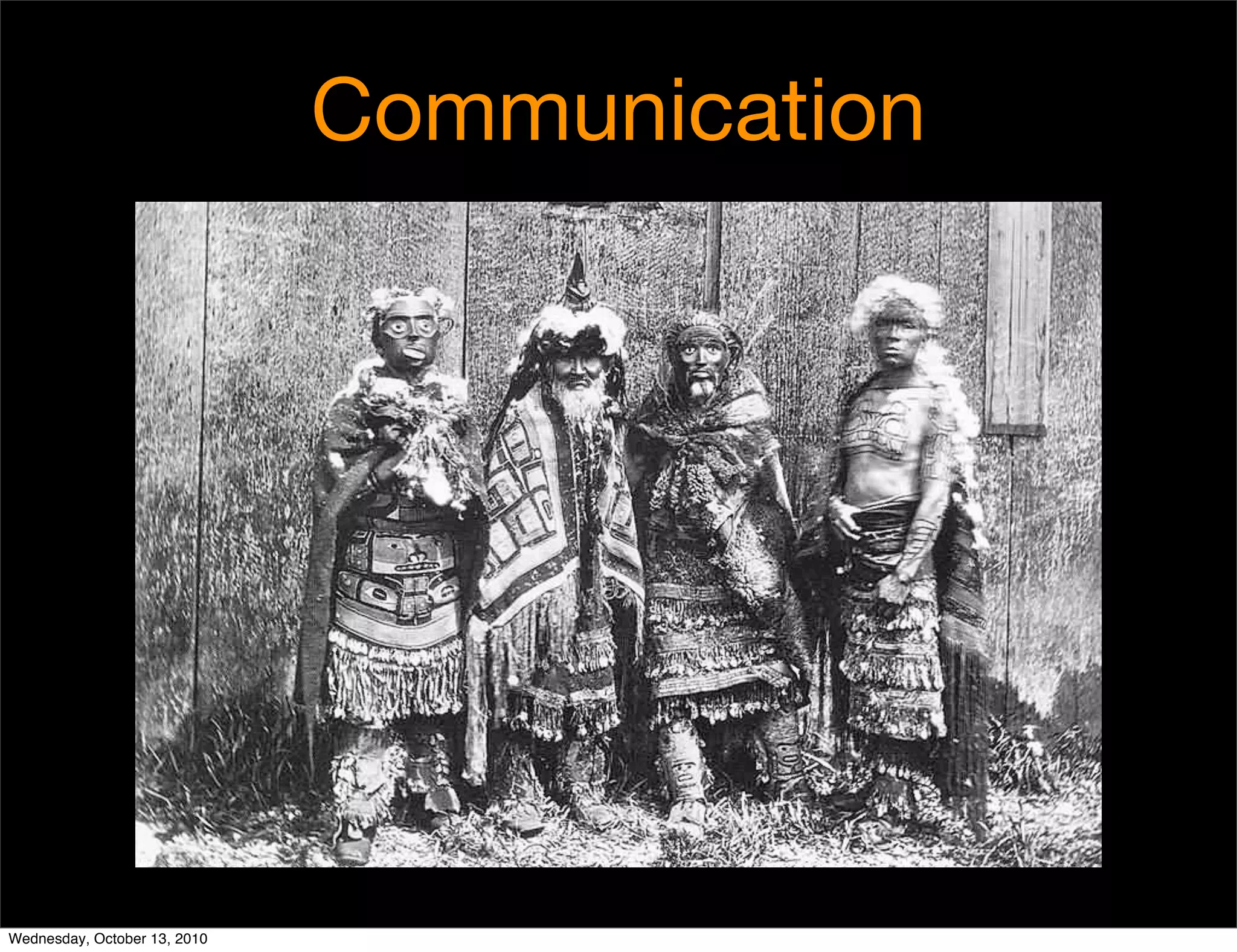 Communication




Wednesday, October 13, 2010
 