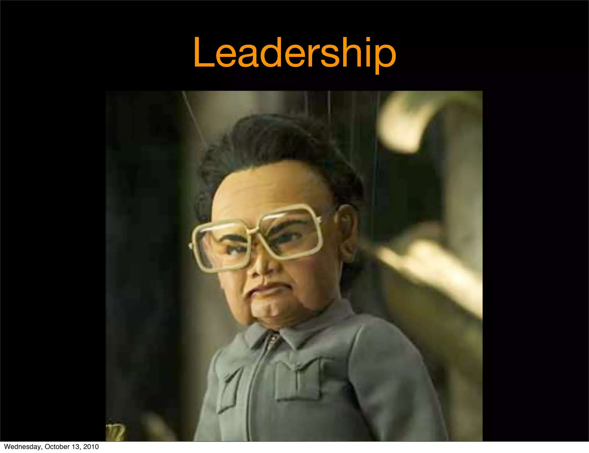 Leadership




Wednesday, October 13, 2010
 