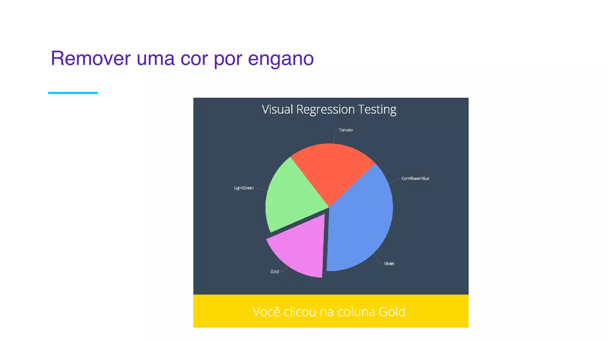 Remover uma cor por engano
 