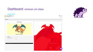 Dashboard: remover um class
 