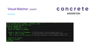 Visual Matcher: assert
 