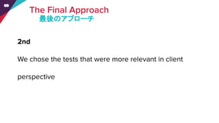 最後のアプローチ
 